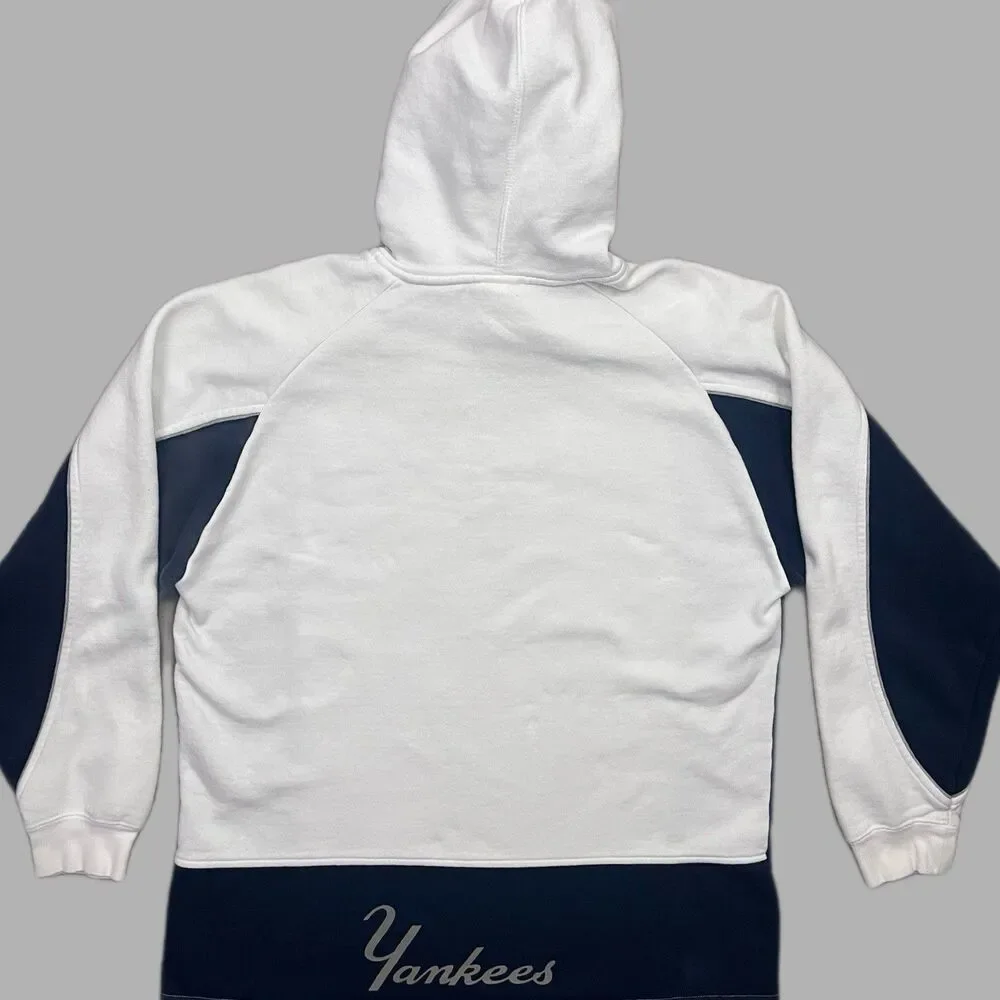 VTG Lee Sport New York Yankees MLB Pullover Hoodie Colorblock Y2K Men’s L